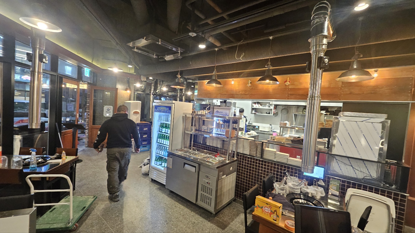수원 식당 인테리어 현장