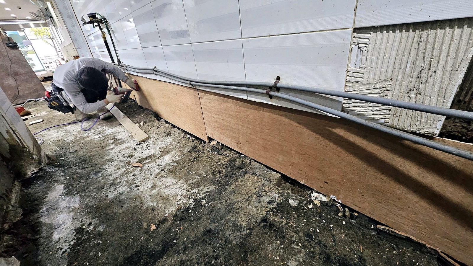 가산 음식점 인테리어 시공 시공전 시공 사진 2