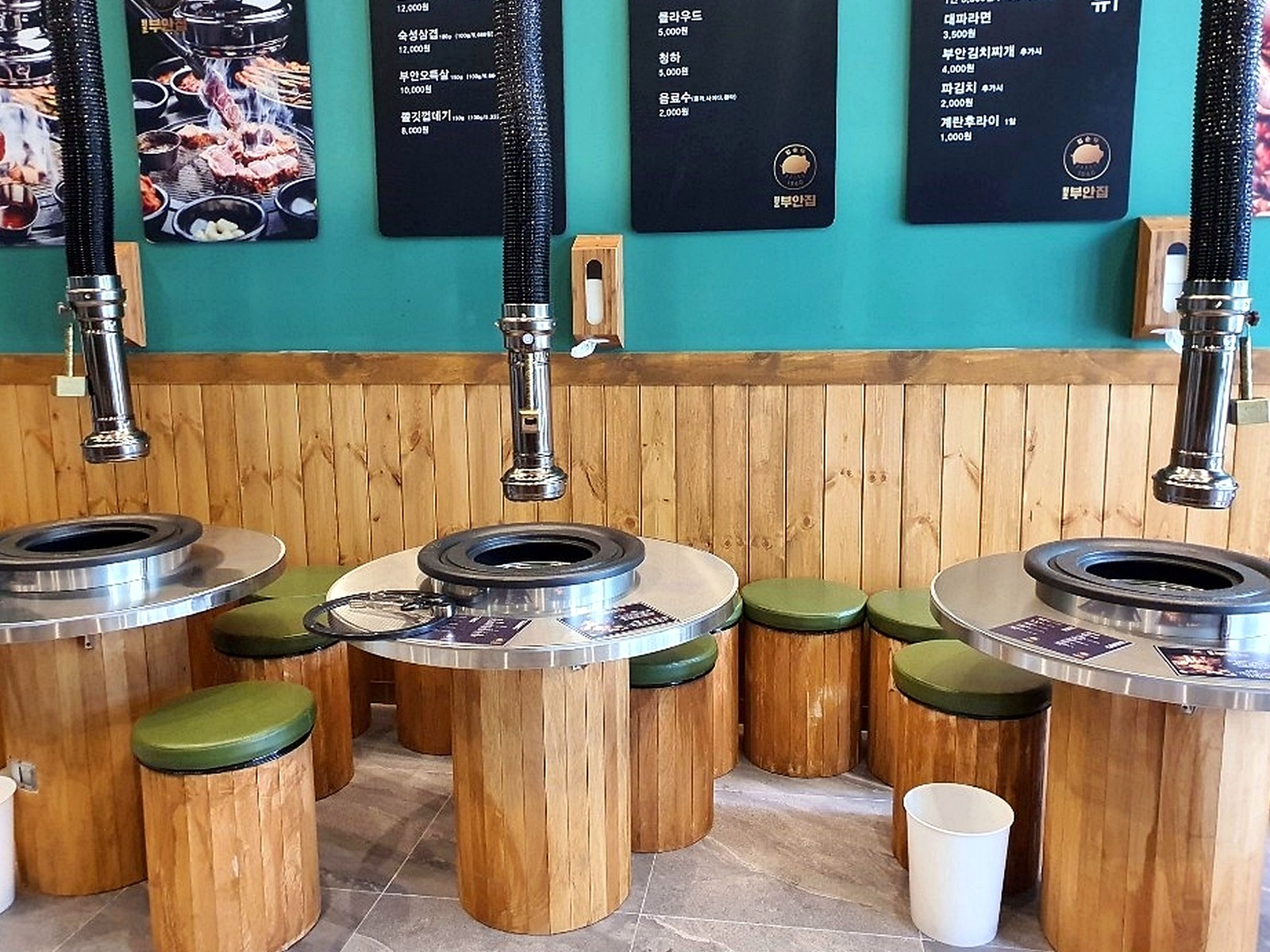 청량리 갈비집 인테리어 시공 완공 시공 사진 2